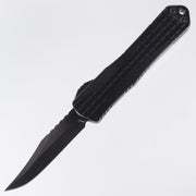 Heretic Manticore E - DLC Bowie Magnacut - Tactical Black Frag Aluminum & Black Hardware - H026BF-6A-T