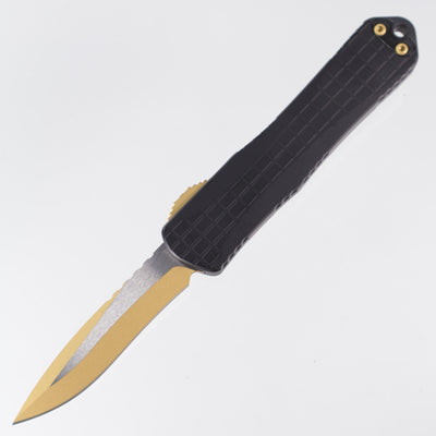 Heretic Manticore E “All Gold Everything” - Gold Recurve - Black Frag Auminum w/ Gold Hardware - H029F-16A-GOLD