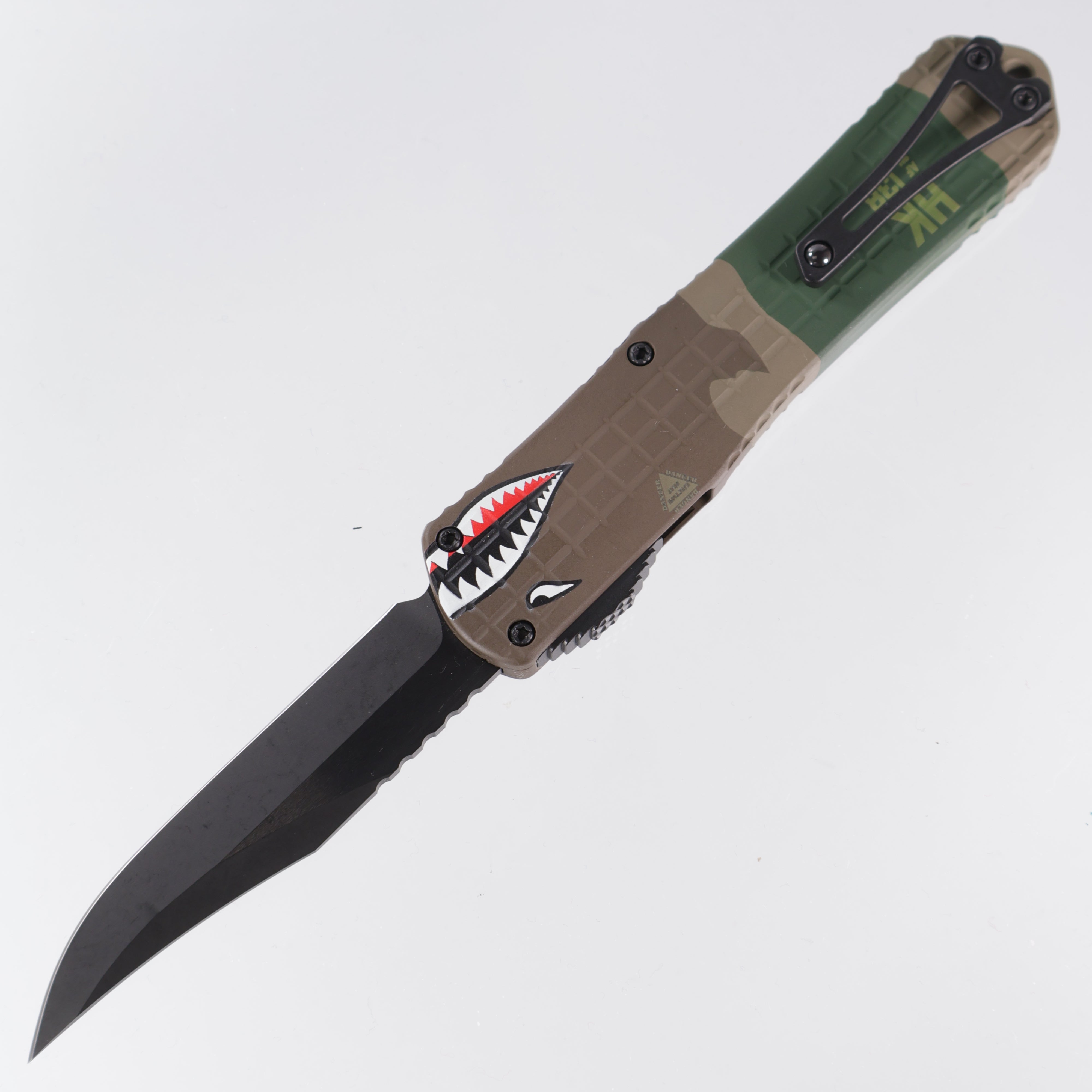Heretic Manticore X - A-10 Edition - Cerakote Frag Aluminum - DLC Bowie Magnacut - H030BF-6A-A10