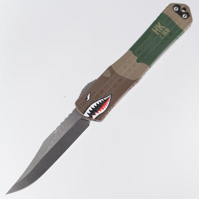 Heretic Manticore X - A-10 Edition - Cerakote Frag Aluminum - Stonewash Bowie Magnacut -H030BF-2A-A10