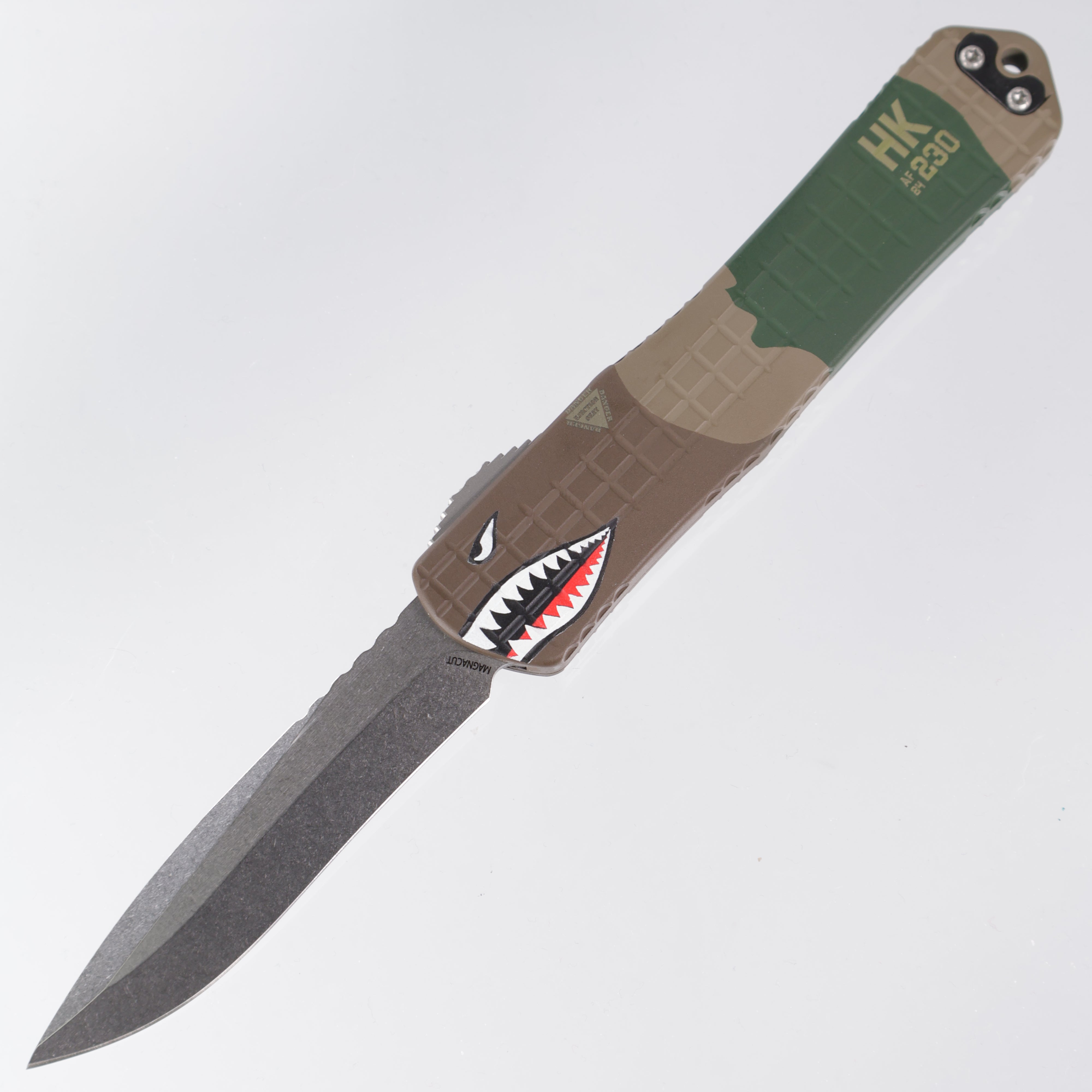 Heretic Manticore X - A-10 Edition - Cerakote Frag Aluminum - Stonewash Recurve Magnacut - H033F-2A-A10