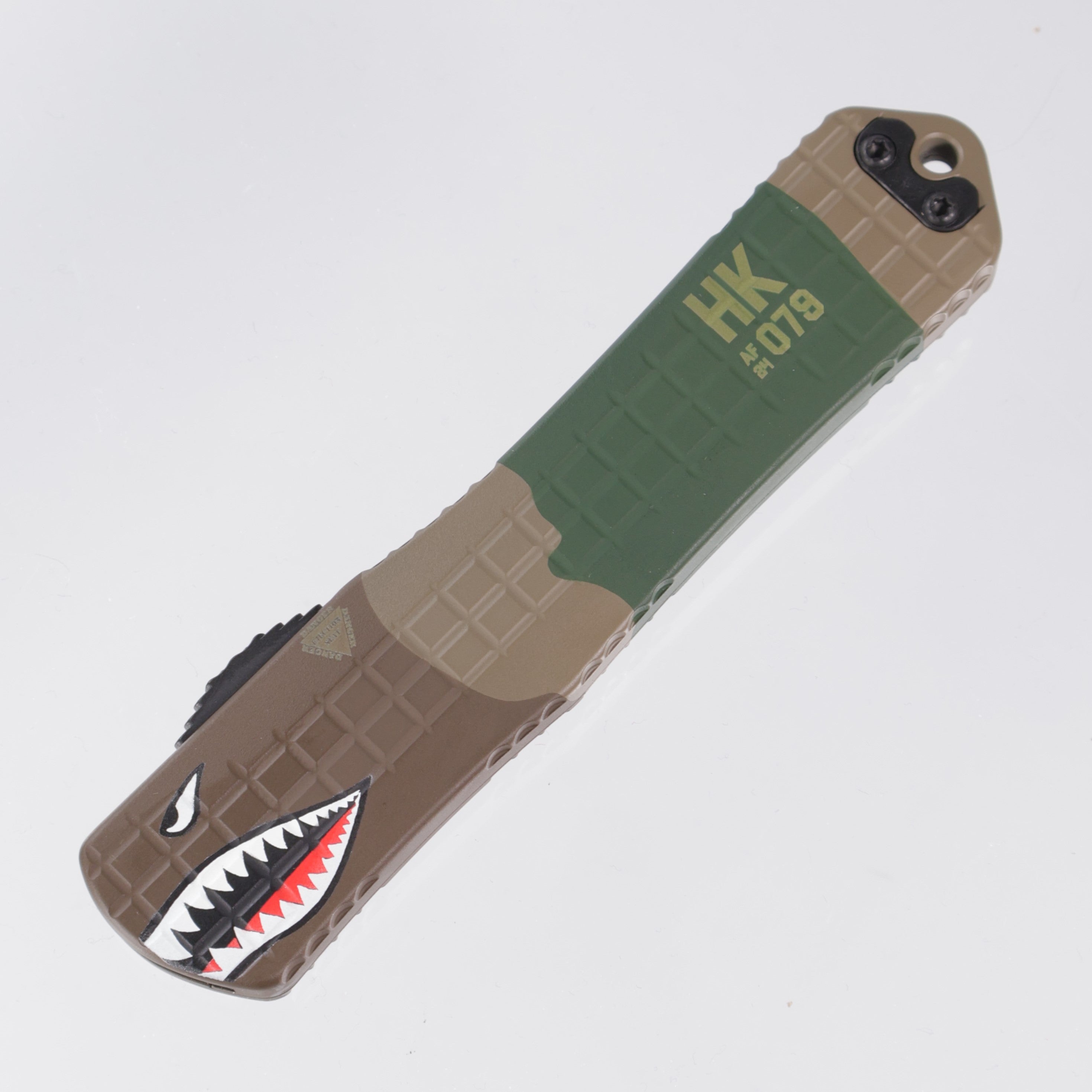 Heretic Manticore X - A-10 Edition - Cerakote Frag Aluminum - DLC Bowie Full Serrate Magnacut - H030BF-6C-A10