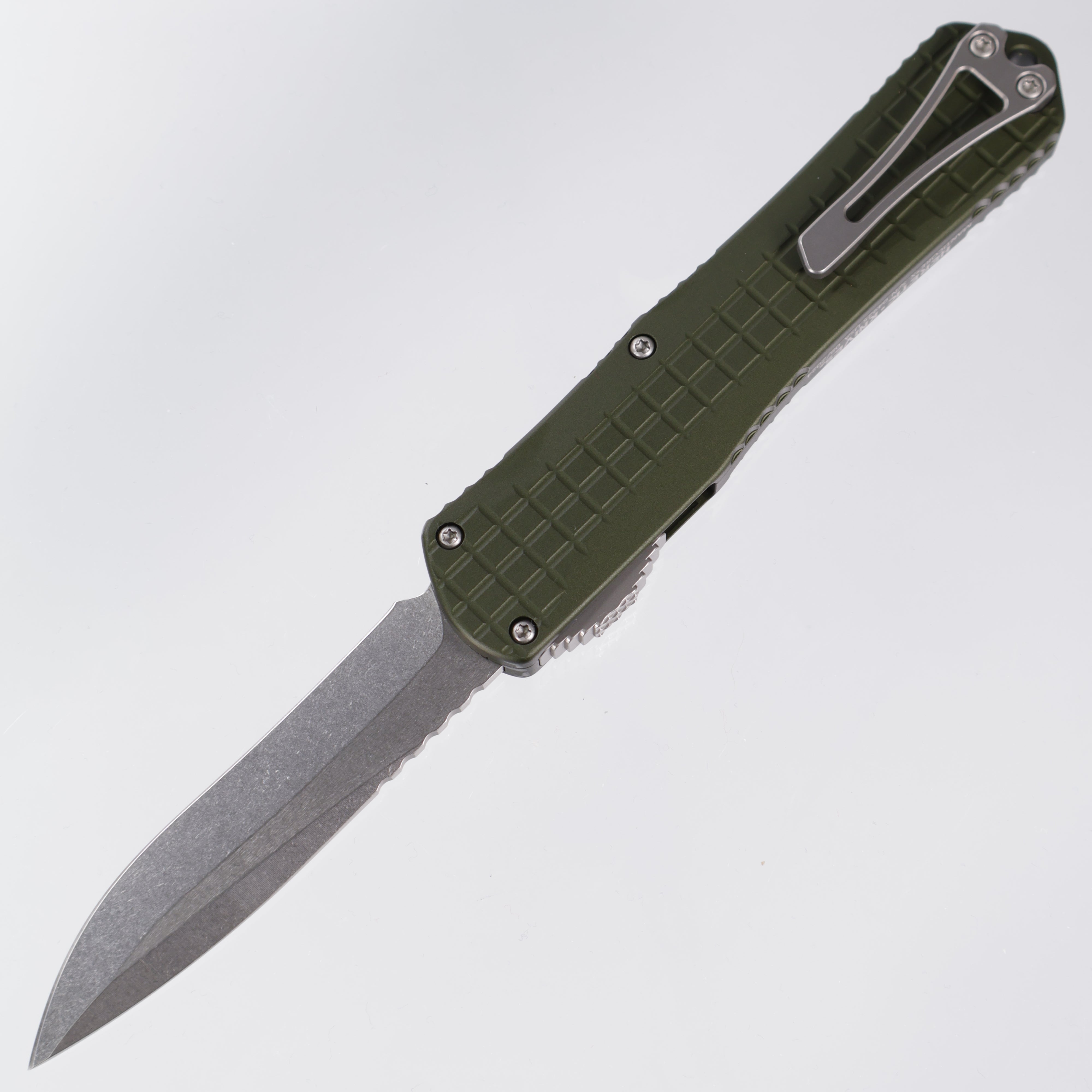 Heretic Manticore X - OD Green Frag Aluminum - Recurve Stonewash Magnacut - H033F-2A-GRN
