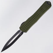 Heretic Manticore X - OD Green Frag Aluminum - Two-Tone Double Edge Magnacut - H032F-10A-GRN