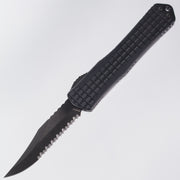 Heretic Manticore X - Black Frag Aluminum - Bowie DLC Full Serrate Magnacut - H030BF-6C-T