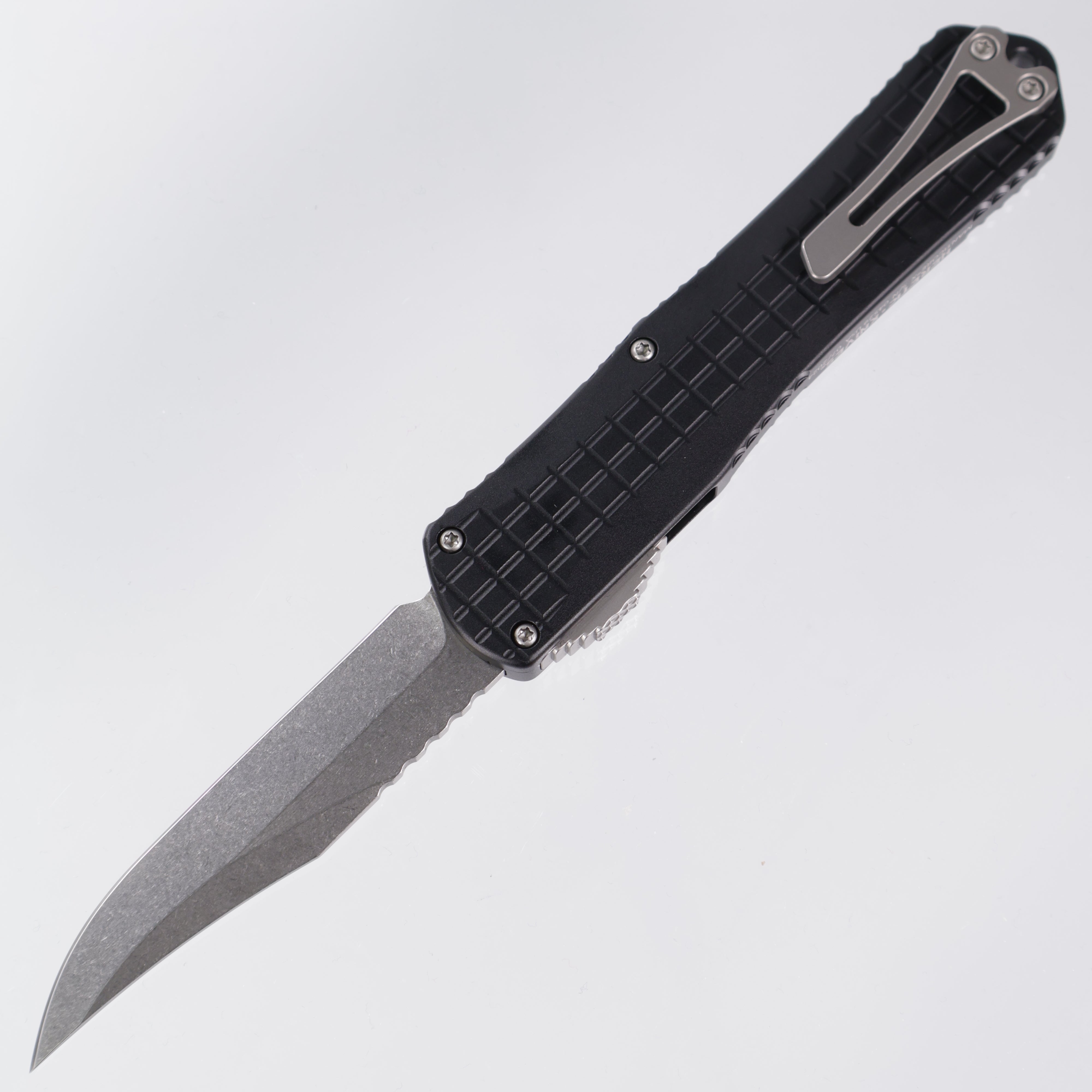 Heretic Manticore X - Black Frag Aluminum - Bowie Stonewash Magnacut - H030BF-2A