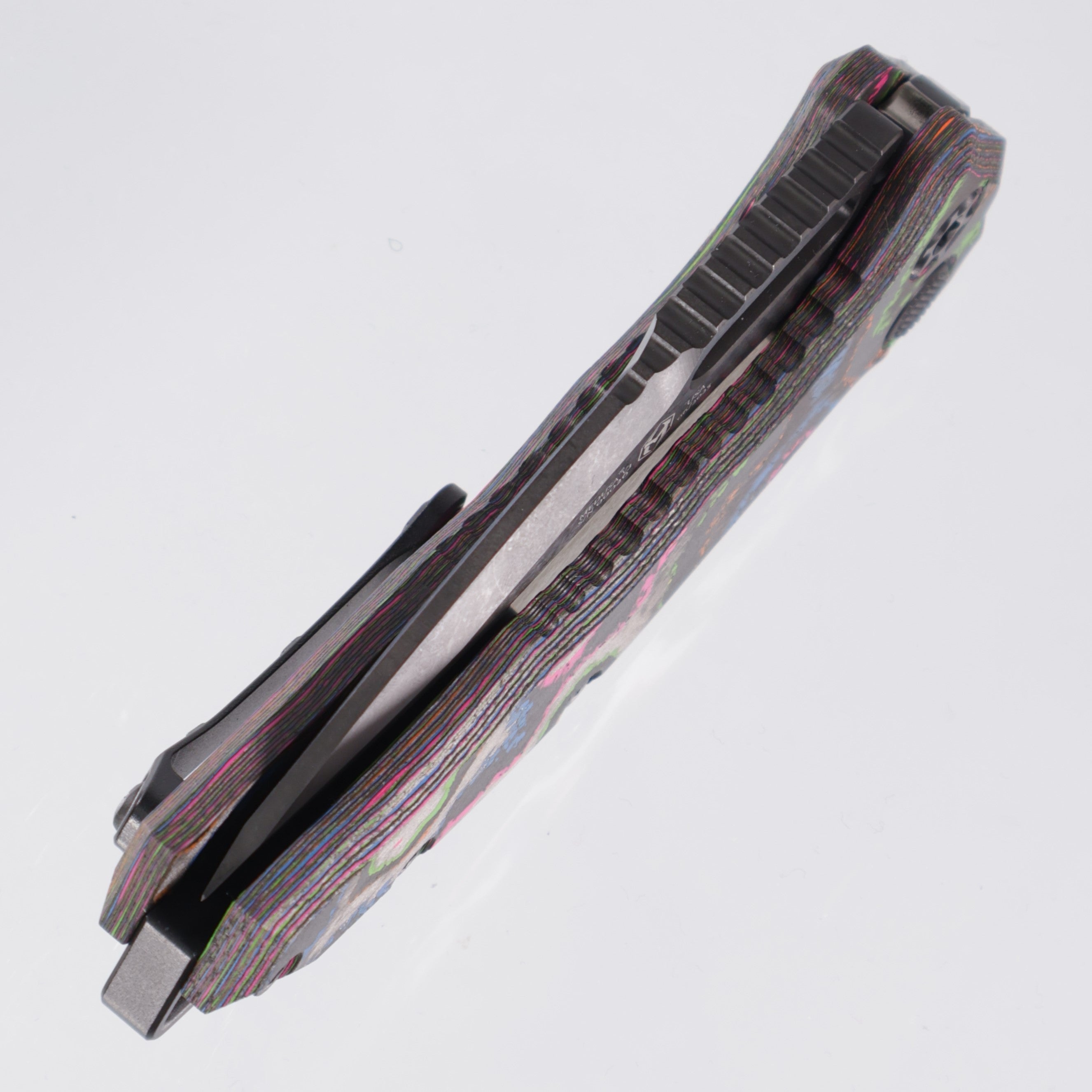 Heretic Medusa V3 Auto Recurve - BROP Exclusive - 80s Camo Carbon - DLC Magnacut - H012-6A-80/CC