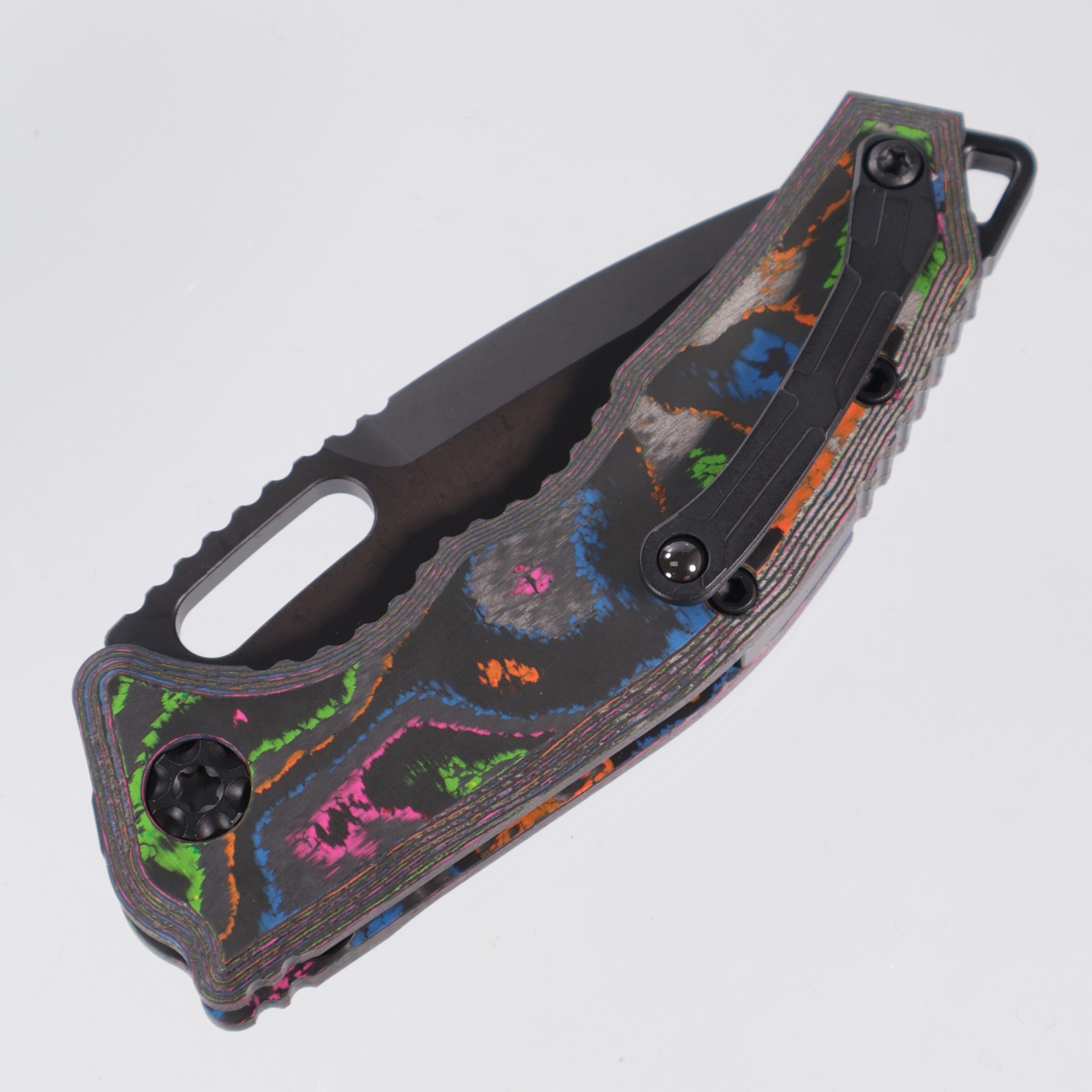 Heretic Medusa V3 Auto Tanto - BROP Exclusive - 80s Camo Carbon - DLC Magnacut - H011-6A-80/CC