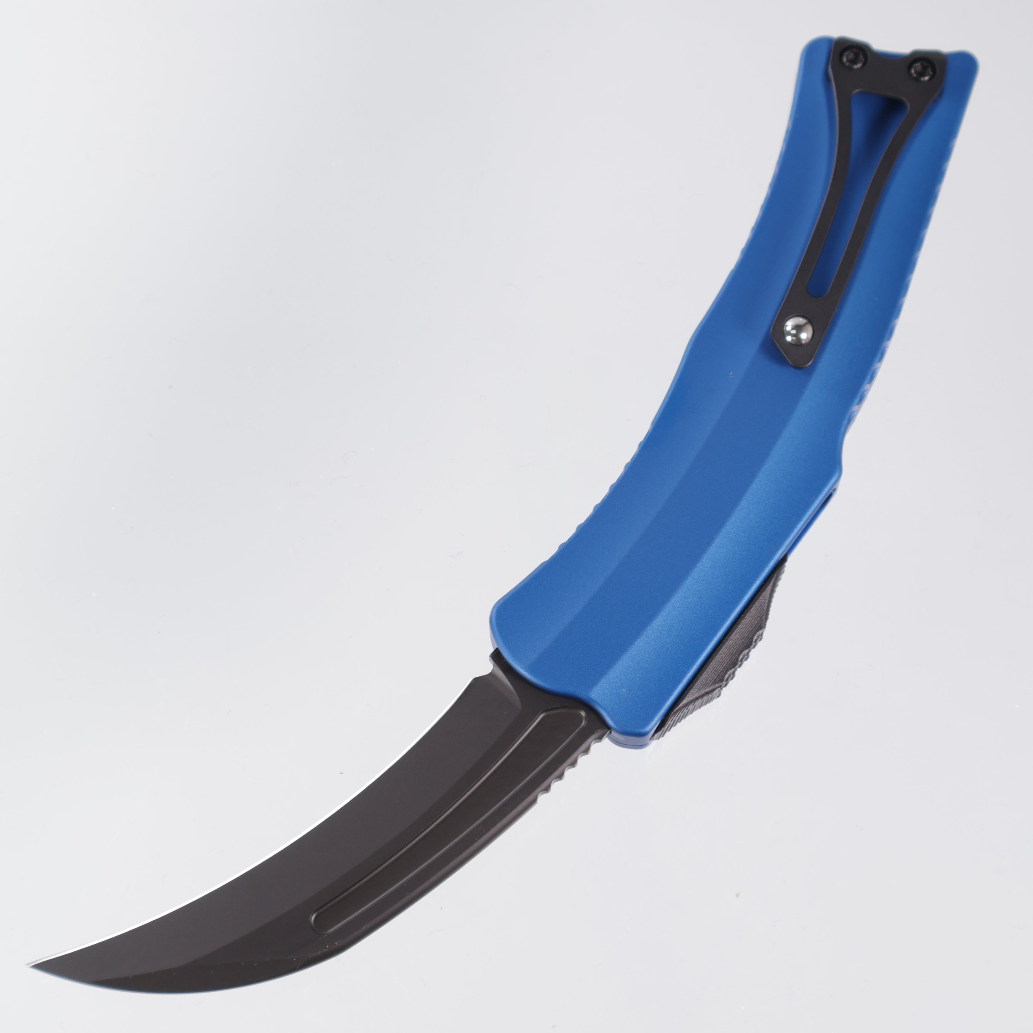 Heretic Roc - DLC Magnacut - Blue Aluminum - Curved OTF - H060-6A-BLU