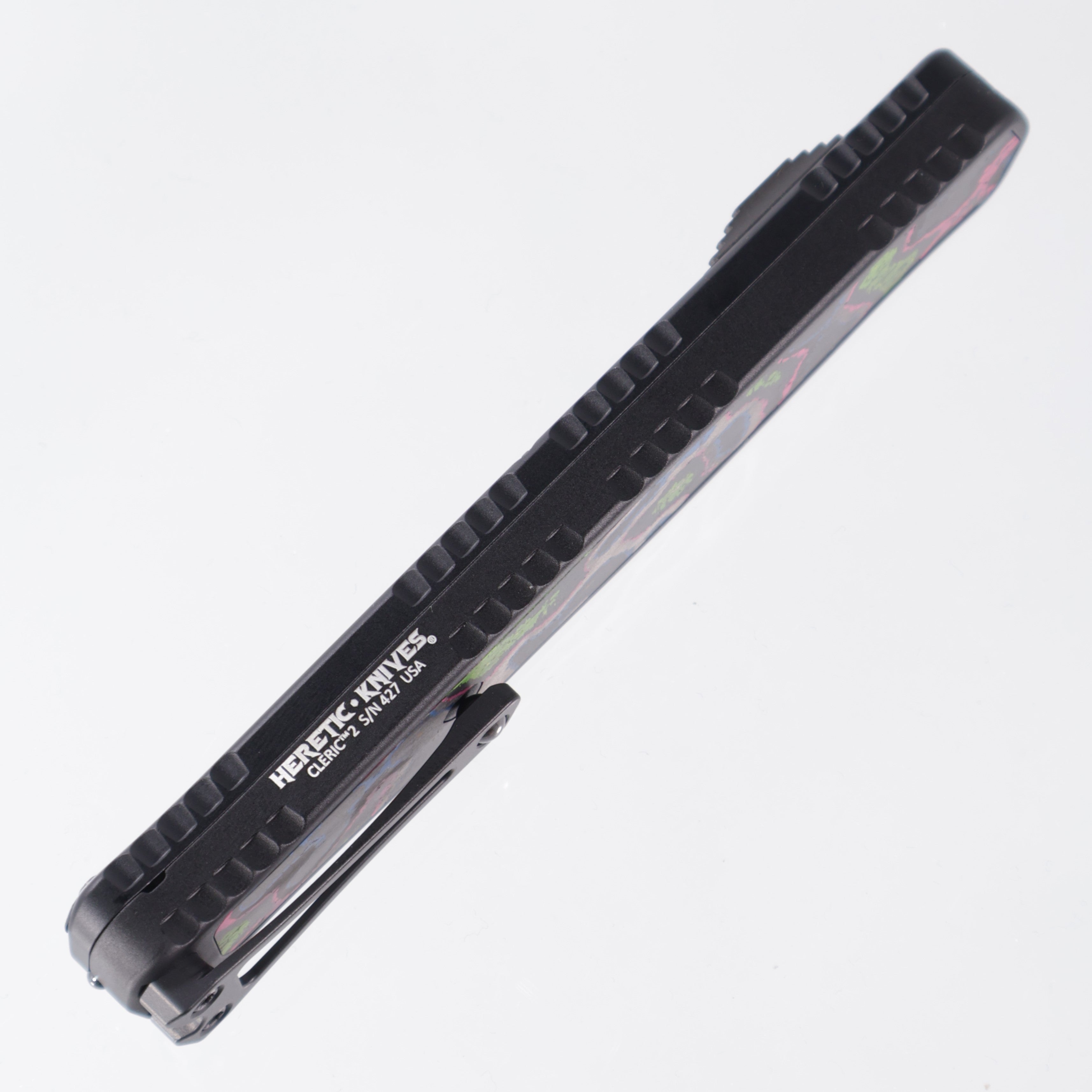 Heretic Cleric 2 - 80s Camo Carbon Inlaid Body & Button - Double