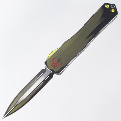 Heretic Manticore X - Bounty Hunter Cel Shade Green - Double Edge Magnacut - CamoCarbon Back - H032-CSG-BOUNTY