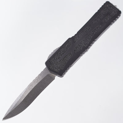 Heretic Colossus - Recurve Magancut Stonewash - Black Aluminum w/ Grip Tape Inlay - H042-2A