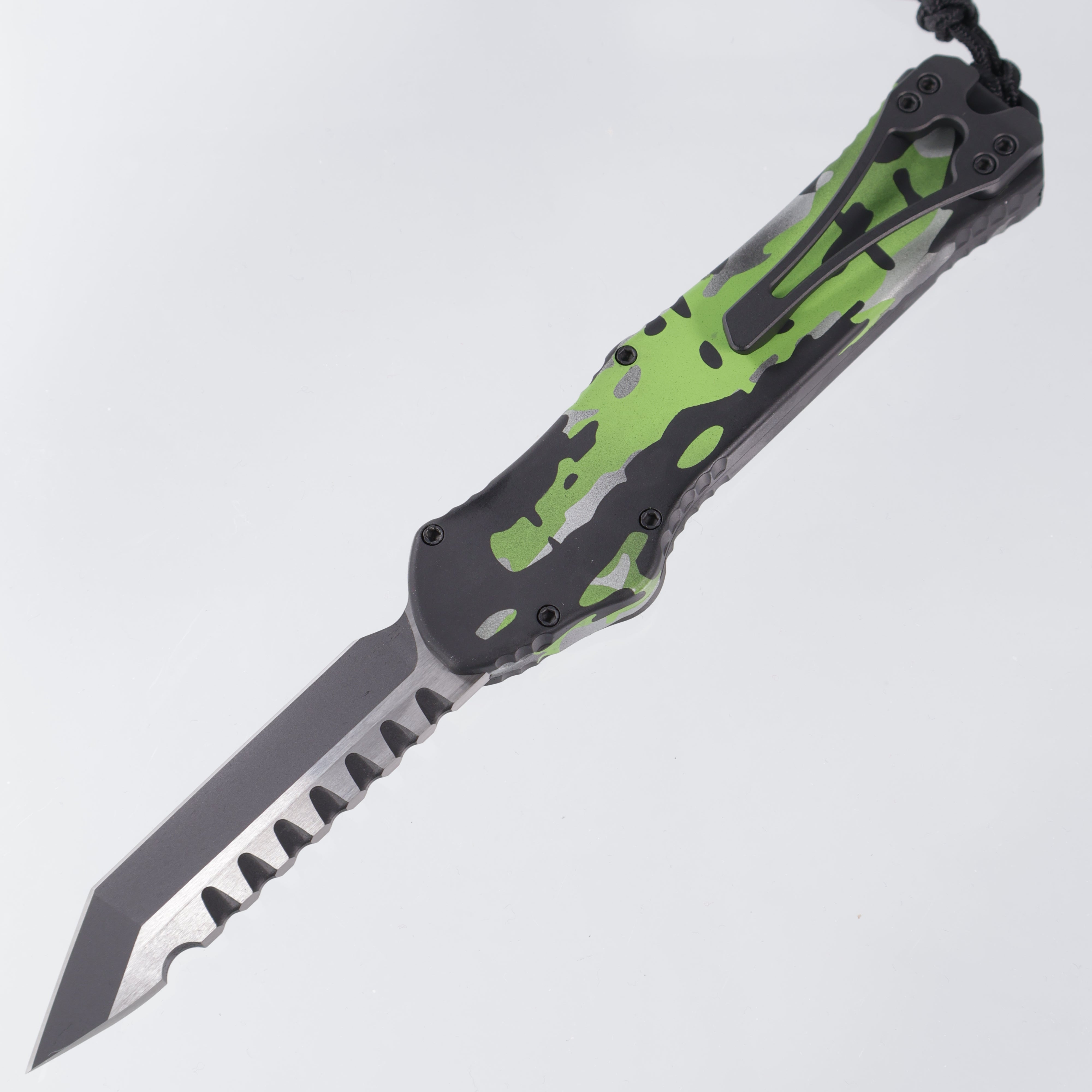 Heretic Hydra V3 - Heretic Camo Aluminum - Tanto Two-Tone Magnacut - H006-10A-HCAMO