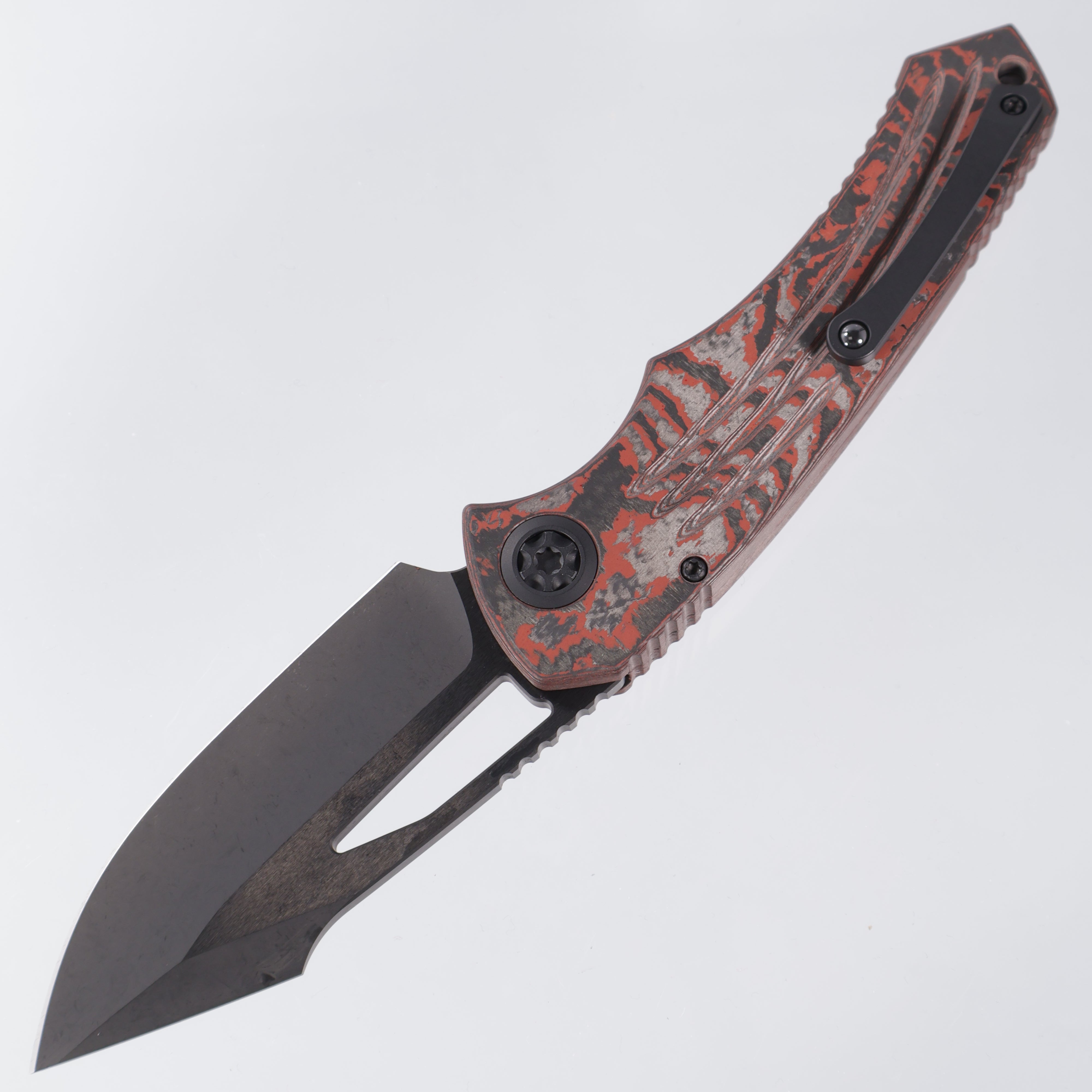 Heretic Pariah Manual - Red Camo Carbon - DLC Magnacut - H046-6A-RD/CC