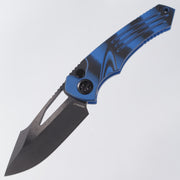 Heretic Pariah Manual - Blue & Black G10 - DLC Magnacut - H046-6A-G10/BLU