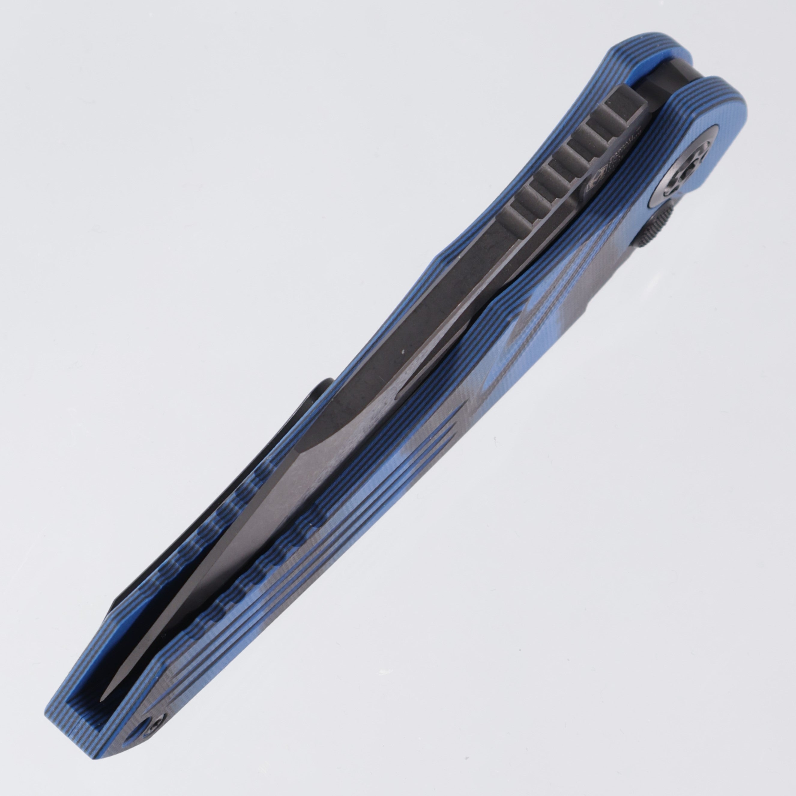 Heretic Pariah Manual - Blue & Black G10 - DLC Magnacut - H046-6A-G10/BLU