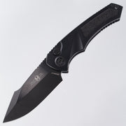 Heretic Pariah Auto - (Glossy) Black Anodized Aluminum w/ Black Traction Inlays - DLC Magnacut - H048-6A-T