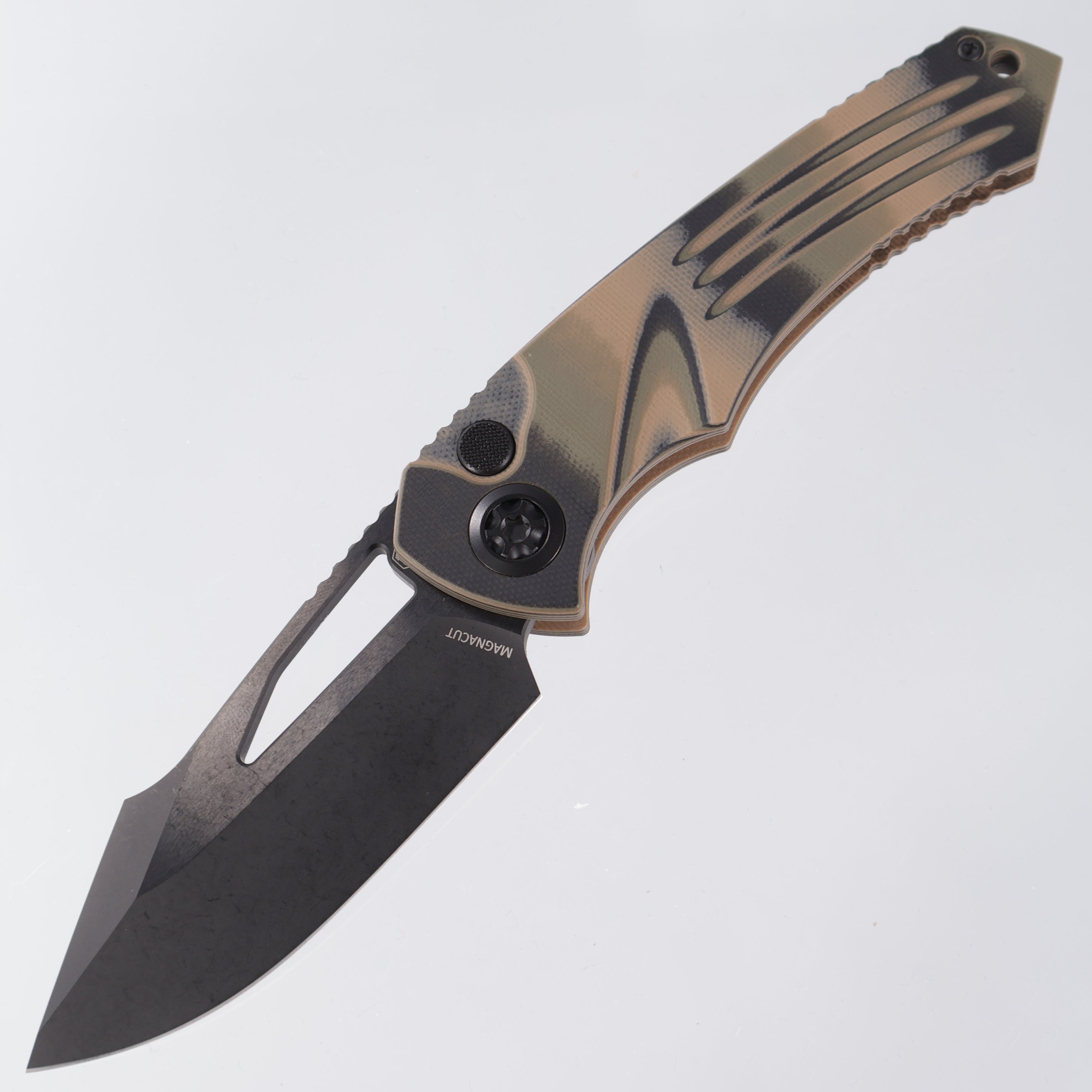 Heretic Pariah Manual - Tri-Camo G10 - DLC Magnacut - H046-6A-G10/CAMO