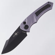 Heretic Pariah Auto - Gray Aluminum w/ Black Traction Inlays - DLC Magnacut - H048-4A-GRY