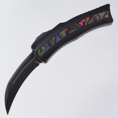 Heretic Roc - 80s Camo Carbon Inlays - DLC Magnacut - BROP Exclusive - H060-6A-CC/80s