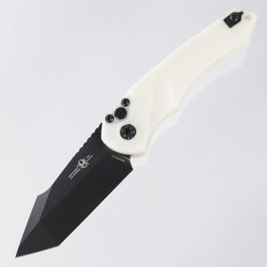 Heretic Mini Pariah Auto - BROP Exclusive - Glow In The Dark Polymer - Black Magnacut Tanto - H055-4A-GLO
