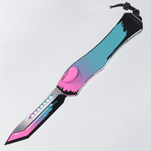 Heretic Hydra V4 Tanto - Miami Vice Cel Shade - Magnacut - H406-CS-MV