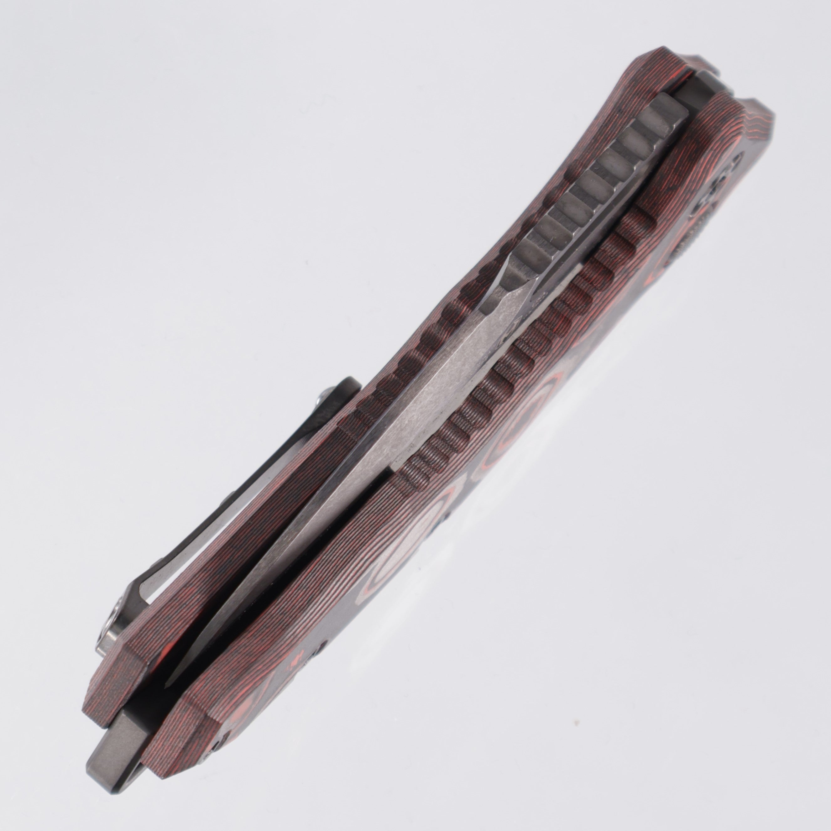 Heretic Medusa Auto - Orange Camo Carbon - Tanto DLC Elmax - H011- 6A-ORCF