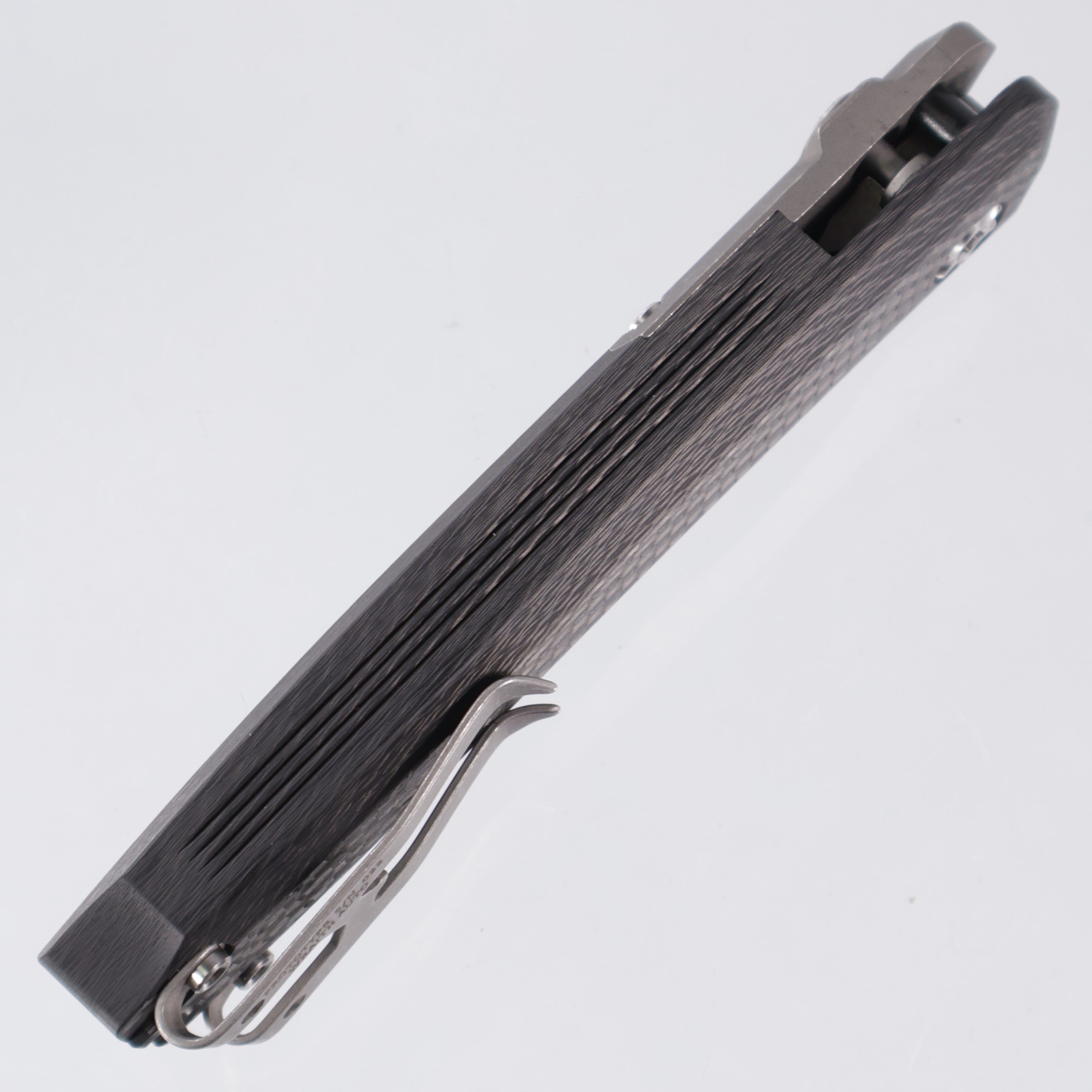 Heretic Wraith Auto Prototype - Battleworn S35VN - Integral Carbon Fiber w/ Titanium Bolster - Pre-Owned