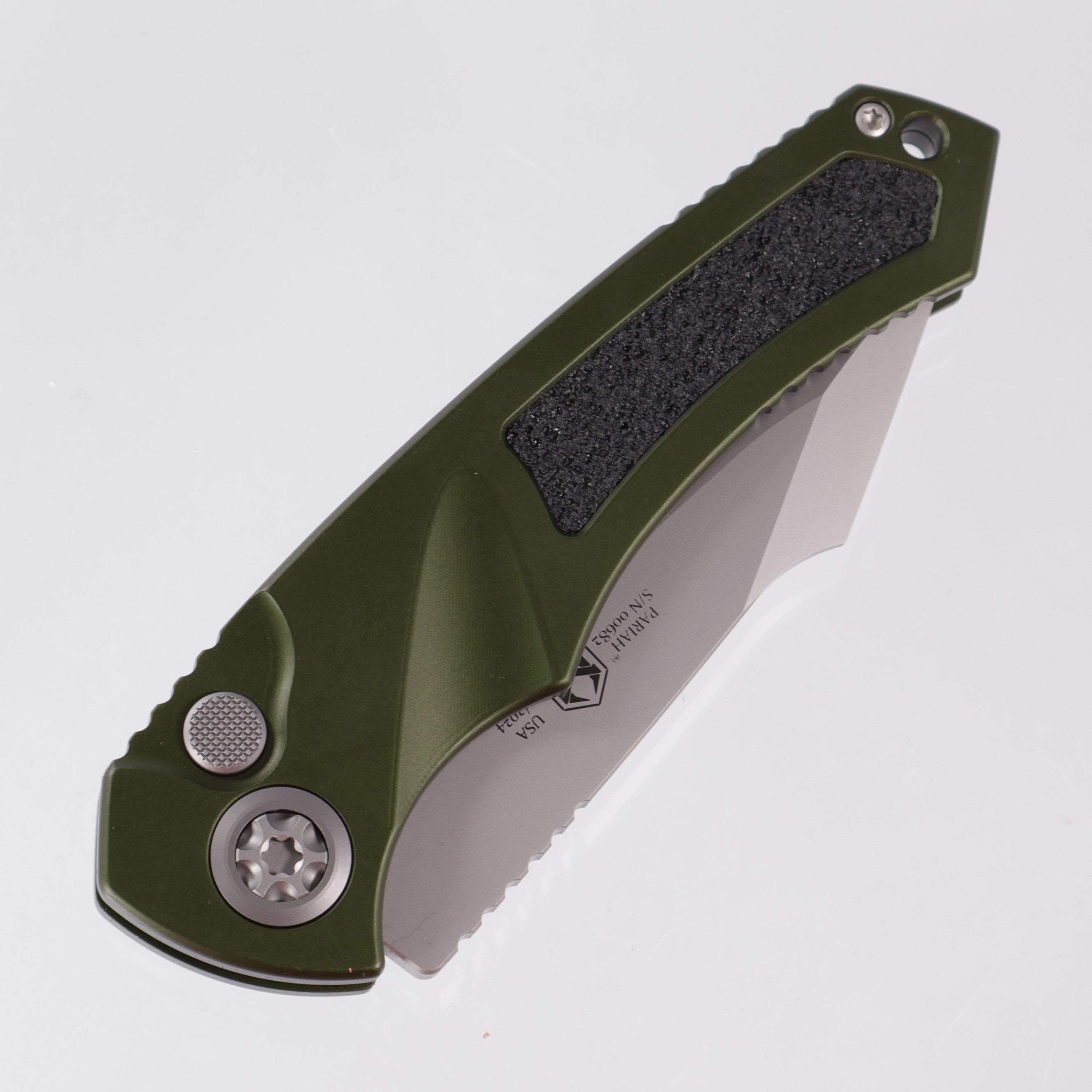 Heretic Pariah Auto - Green Aluminum - Bead Blast Magnacut - H048-3A-GRN