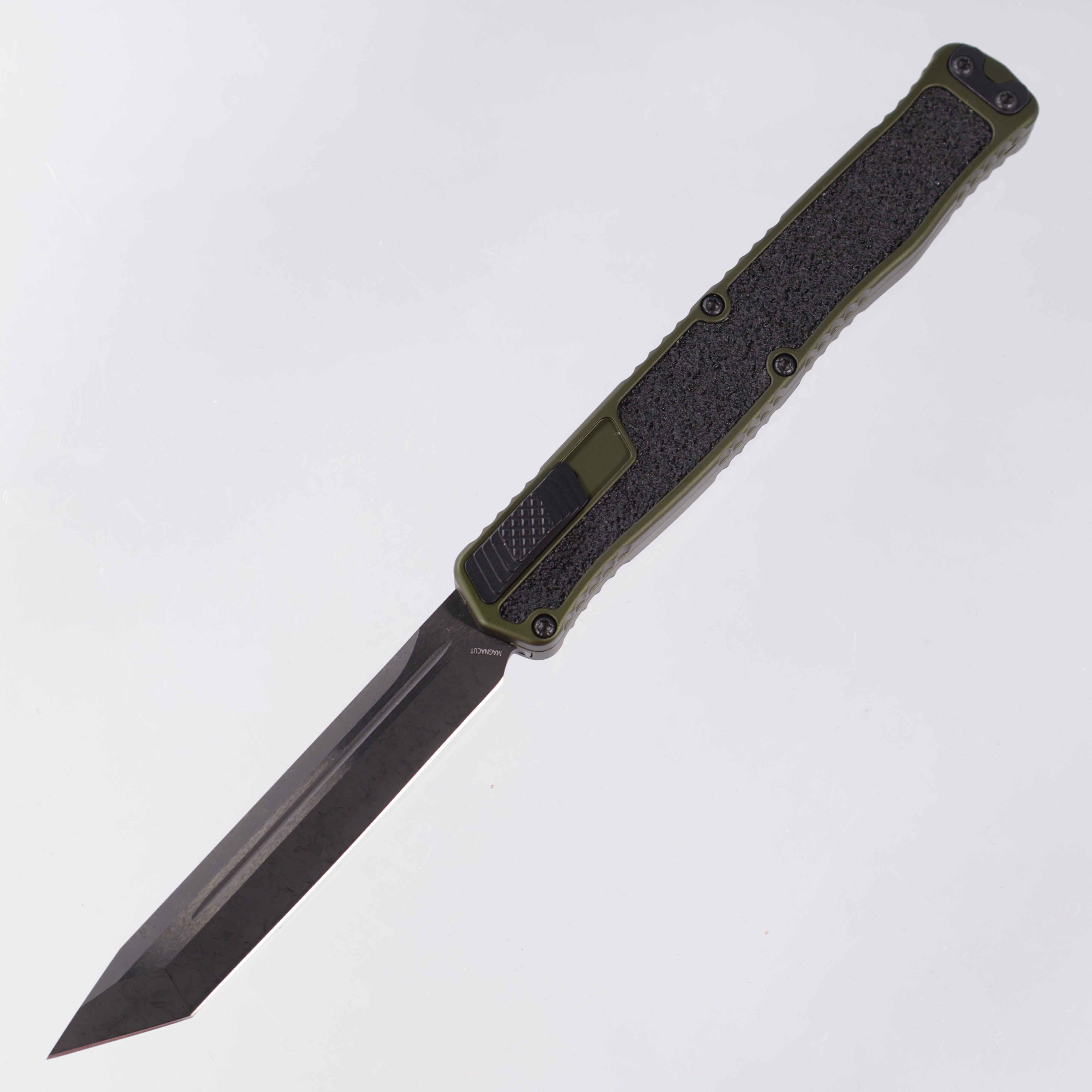 Heretic Cleric 2 - OD Green Aluminum - DLC Tanto Magnacut - Cleric II H019-6A-GRN