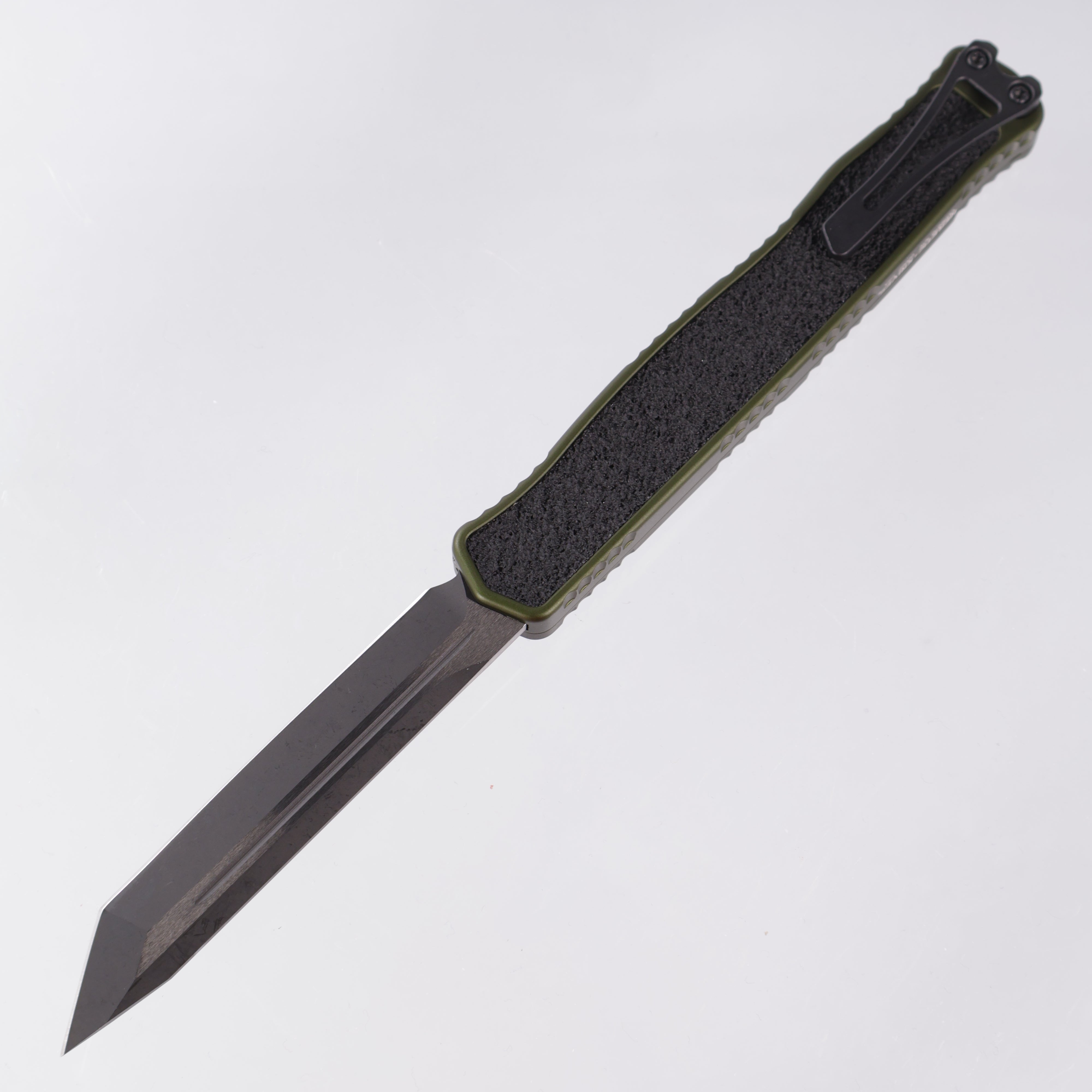 Heretic Cleric 2 - OD Green Aluminum - DLC Tanto Magnacut - Cleric II H019-6A-GRN