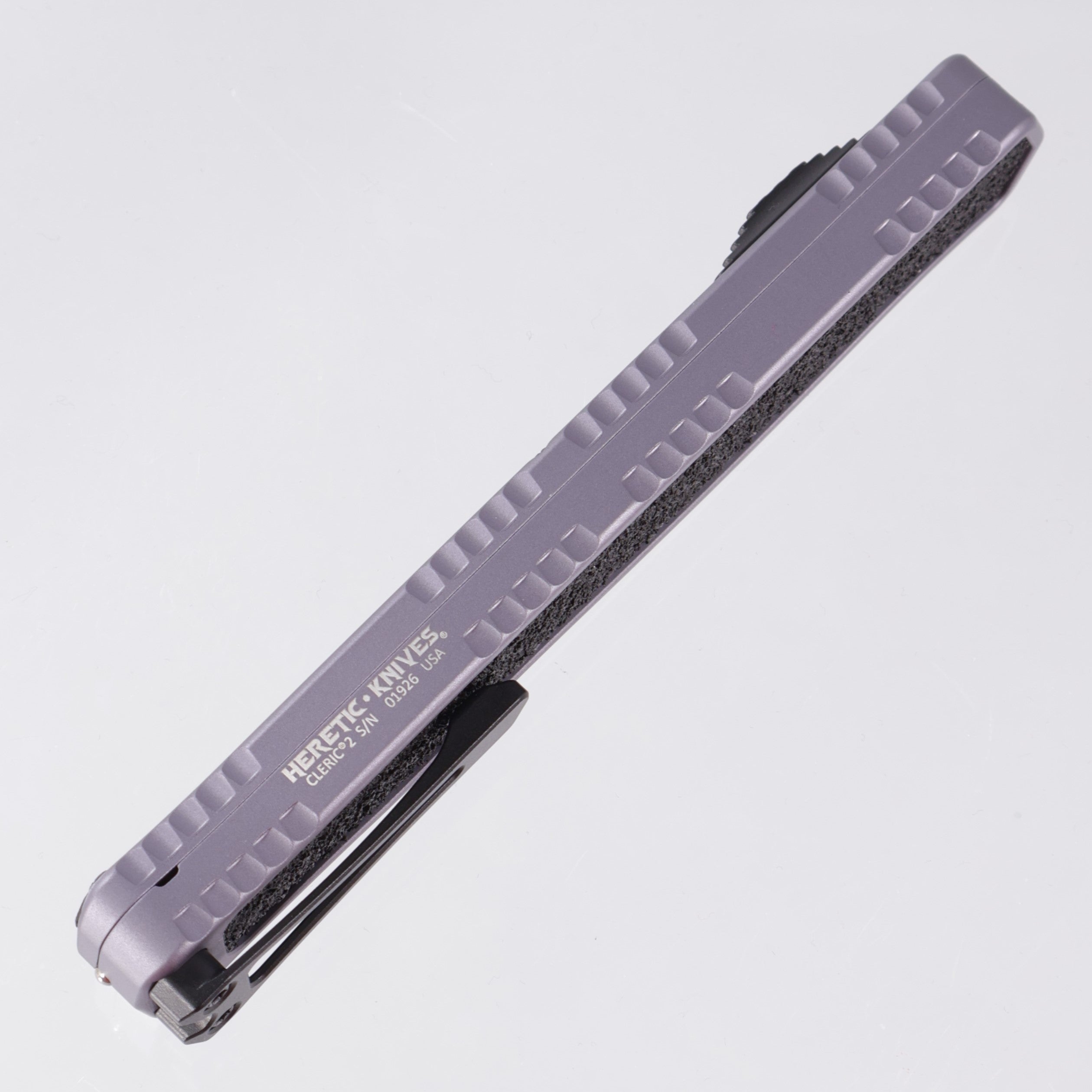 Heretic Cleric 2 - Gray Aluminum - DLC Tanto Magnacut - Cleric II H019-6A-GRY