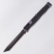 Heretic Cleric 2 - Gray Aluminum - DLC Tanto Full Serrate Magnacut - Cleric II H019-6C-GRY