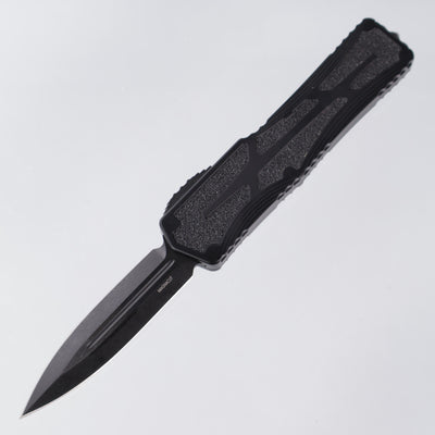 Heretic Colossus - DLC Magnacut Double Edge - Black Aluminum w/ Grip Tape Inlay - H041-6A-T