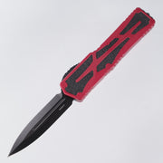 Heretic Colossus - DLC Magnacut Double Edge - Red Aluminum w/ Grip Tape Inlay - H041-6A-RED
