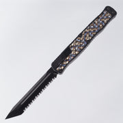Heretic Cleric 2 - Flamed Titanium Inlays - Tanto DLC Full Serrated Magnacut - Cleric II H019-6C-FTI