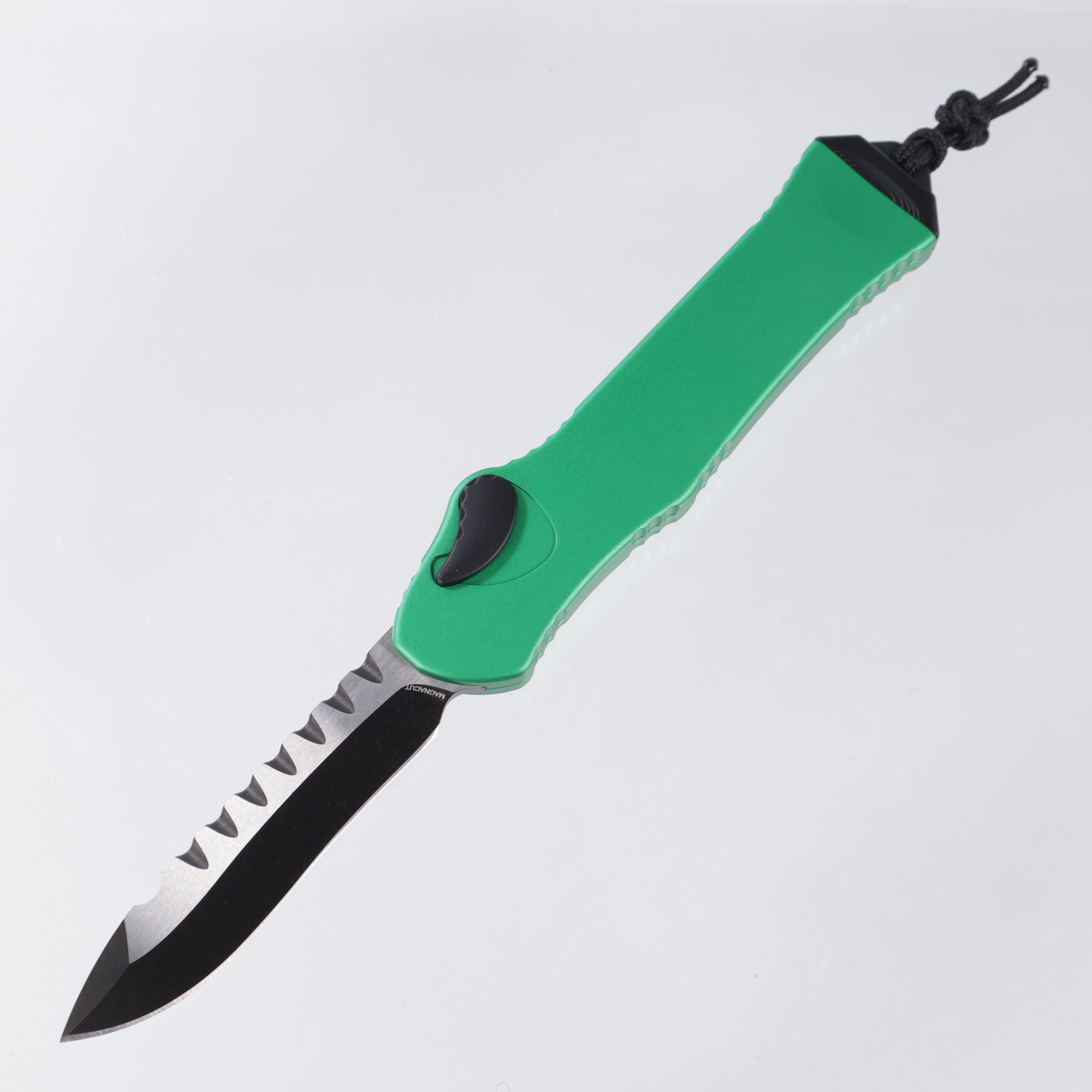 Heretic Hydra V3 - Toxic Green Aluminum - Recurve Two-Tone DLC MagnaCut - H008-11A-TXGRN