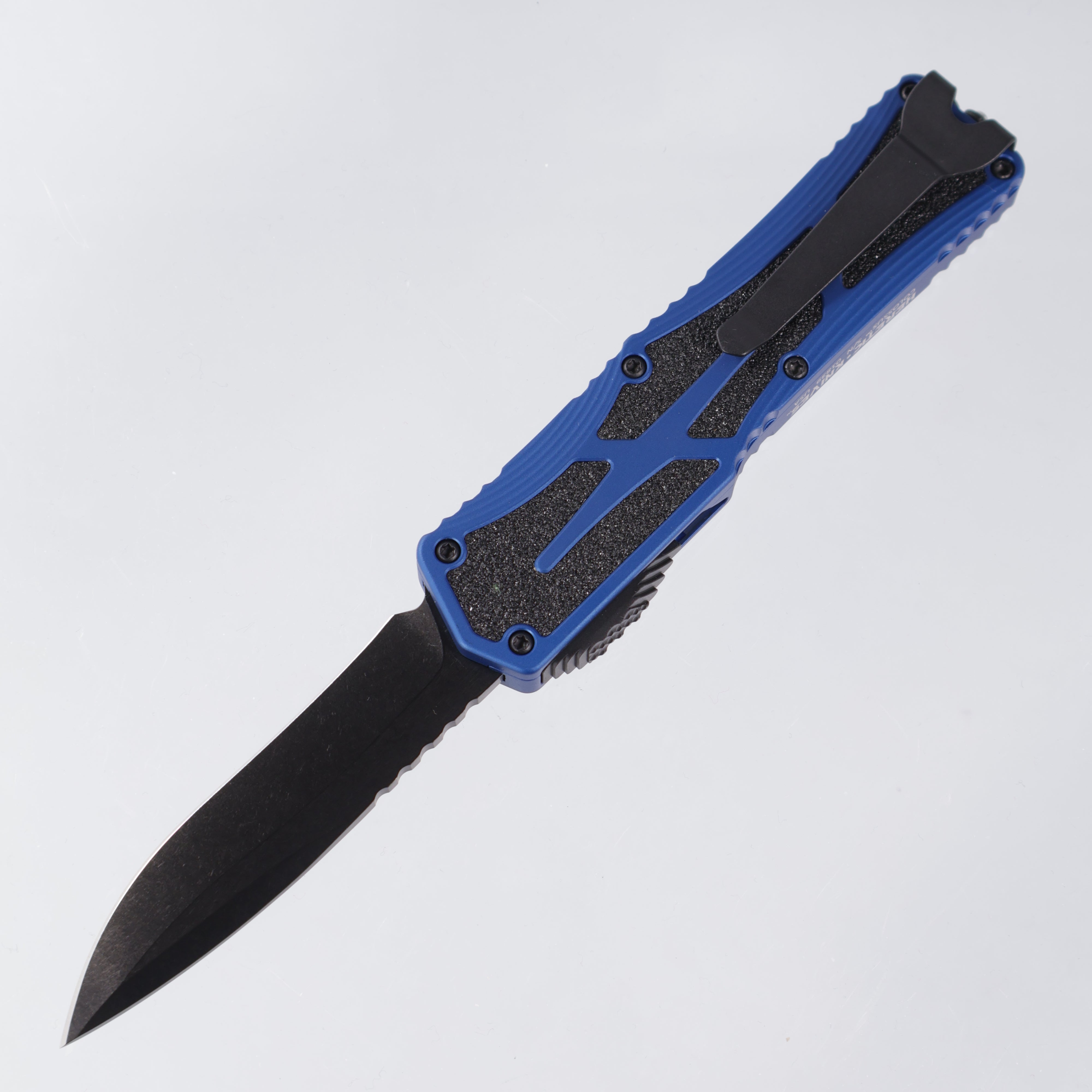 Heretic Colossus - Recurve DLC Magnacut - Blue Aluminum w/ Grip Tape Inlay - H042-6A-BLU