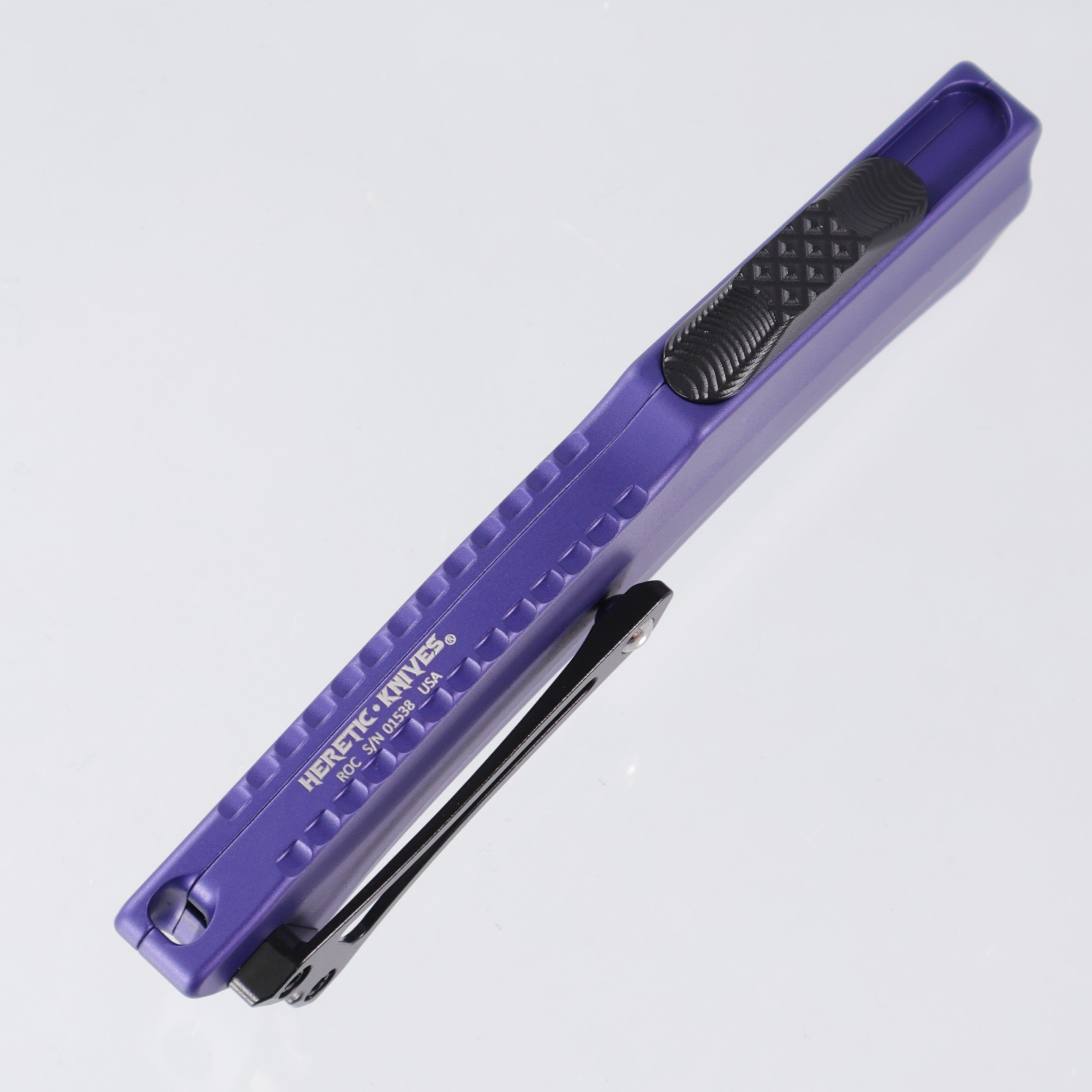 Heretic Roc - Purple Aluminum - DLC Magnacut - Curved OTF - H060-6A-PU
