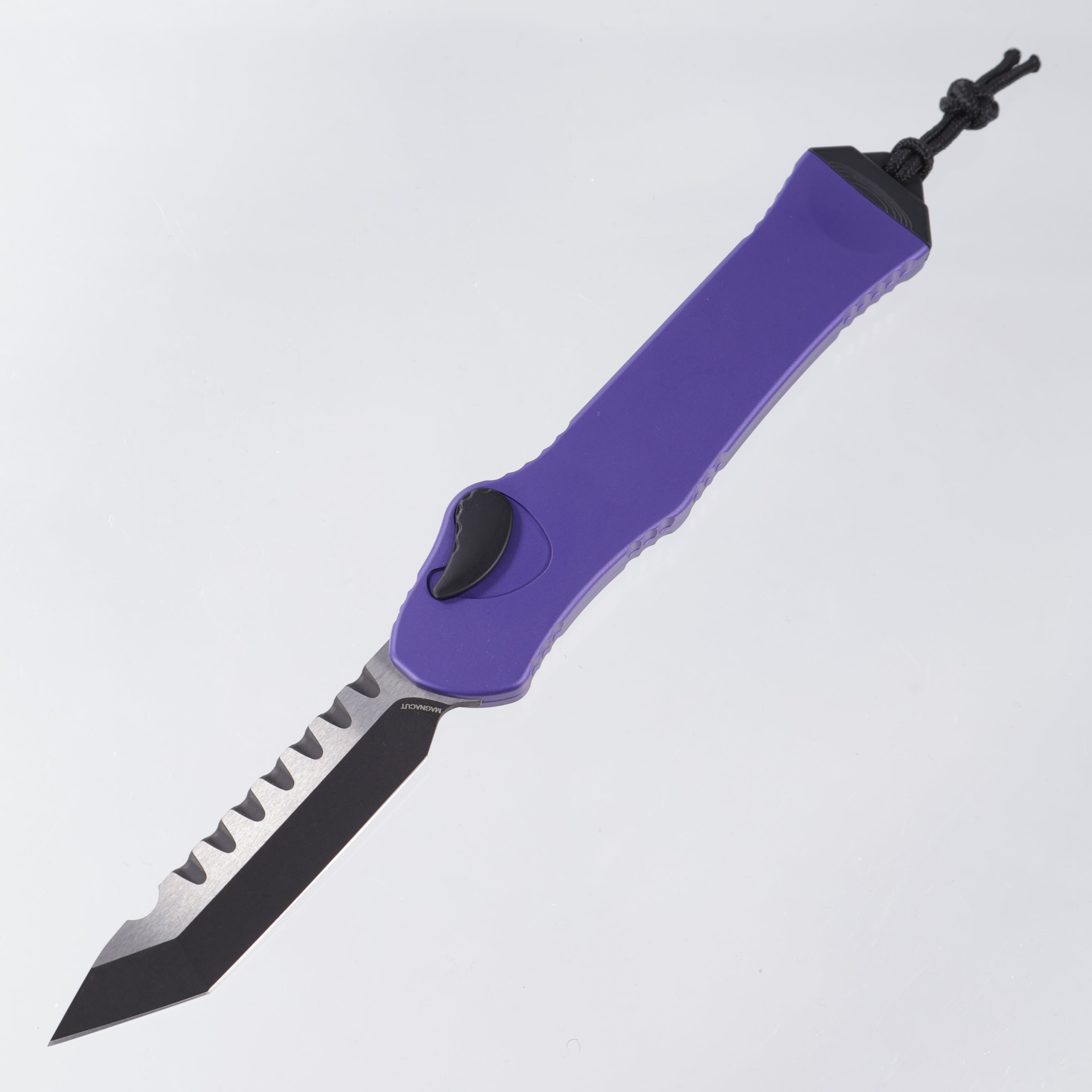 Heretic Hydra V3 - Purple Aluminum - Tanto Two-Tone Magnacut - H006-10A-PU