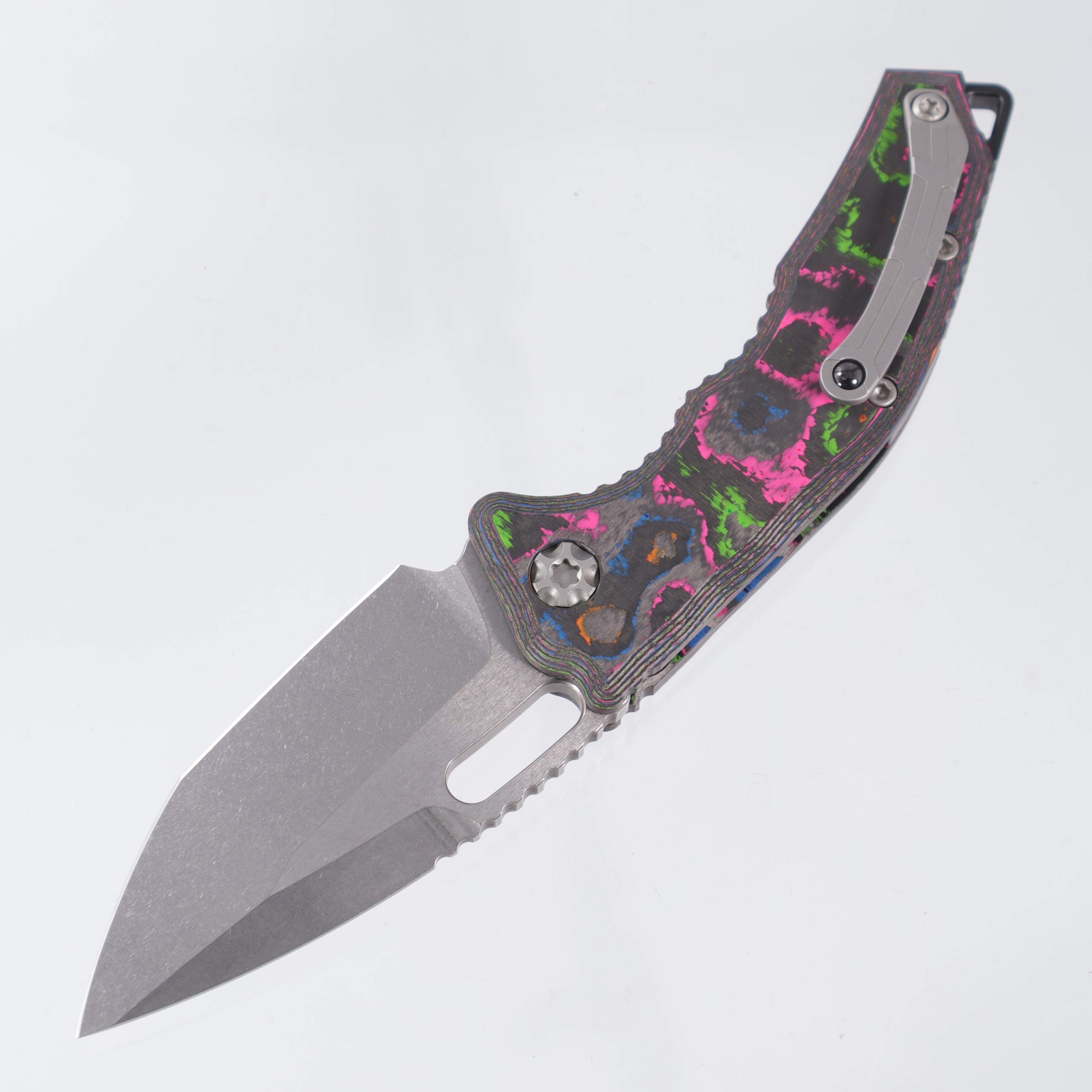 Heretic Medusa V3 Auto Tanto - 80s Camo Carbon - Stonewash Magnacut - BR OP Exclusive - H011-2A-80/CC