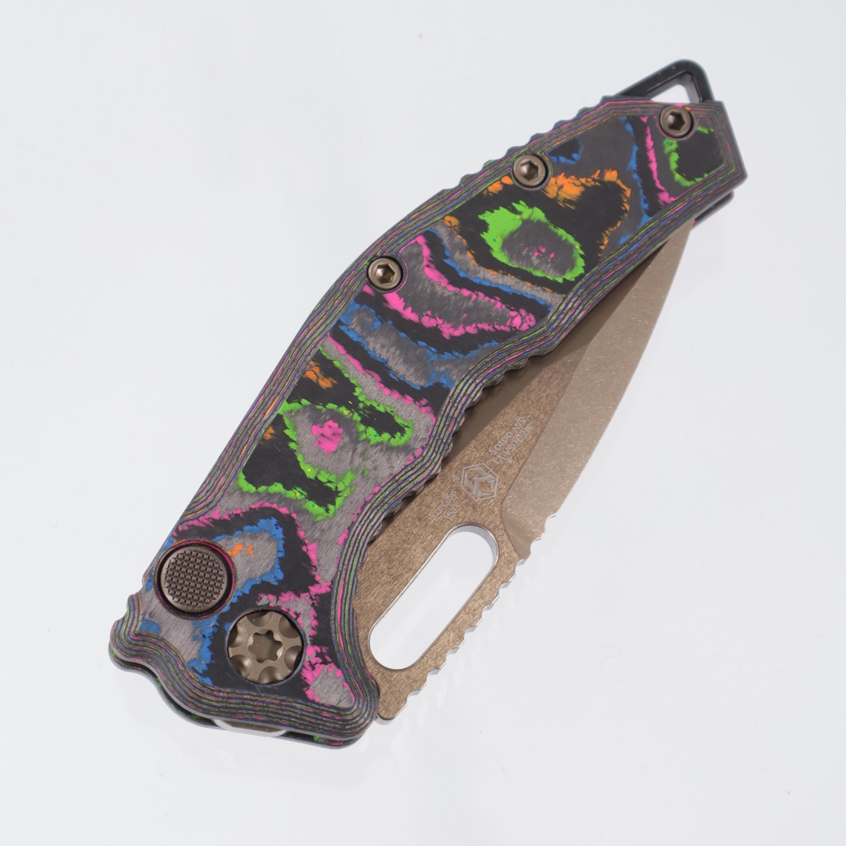 Heretic Medusa V3 Auto Tanto - 80s Camo Carbon - Bronze Magnacut - BR OP Exclusive - H011-7A-80/CC