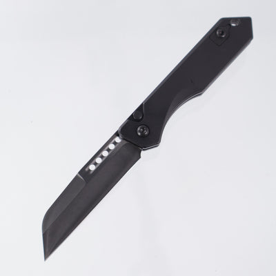 Heretic Jinn Auto Prototype - Black Aluminum - Hand Ground DLC Magnacut - H036-6A-HGPROTO