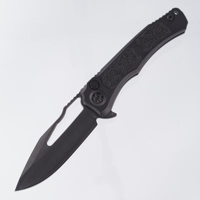 Heretic Wraith V4 Manual Clip Point - Black - DLC Magnacut - H001-6A-T