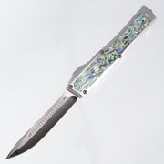 Heretic Nyx Custom - Single Edge Mirror Polish M390 - Hefted Aluminum Chassis w/ Abalone Inlays - S/N 006 - Pre-Owned