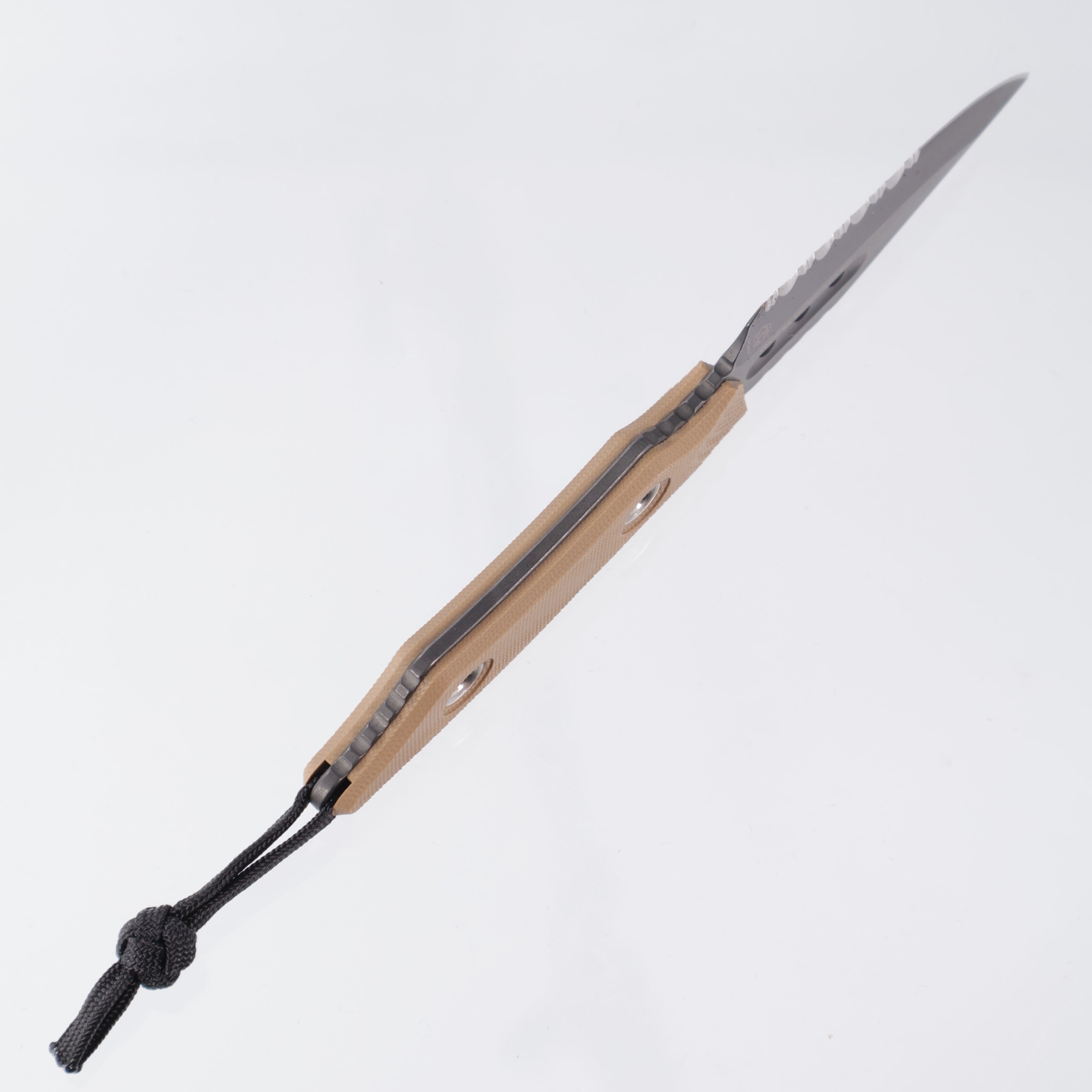 Heretic Kobold - FDE G10 - Bowie Serrated, DLC Magnacut - H065-6B-FDE/G10 (Tan)