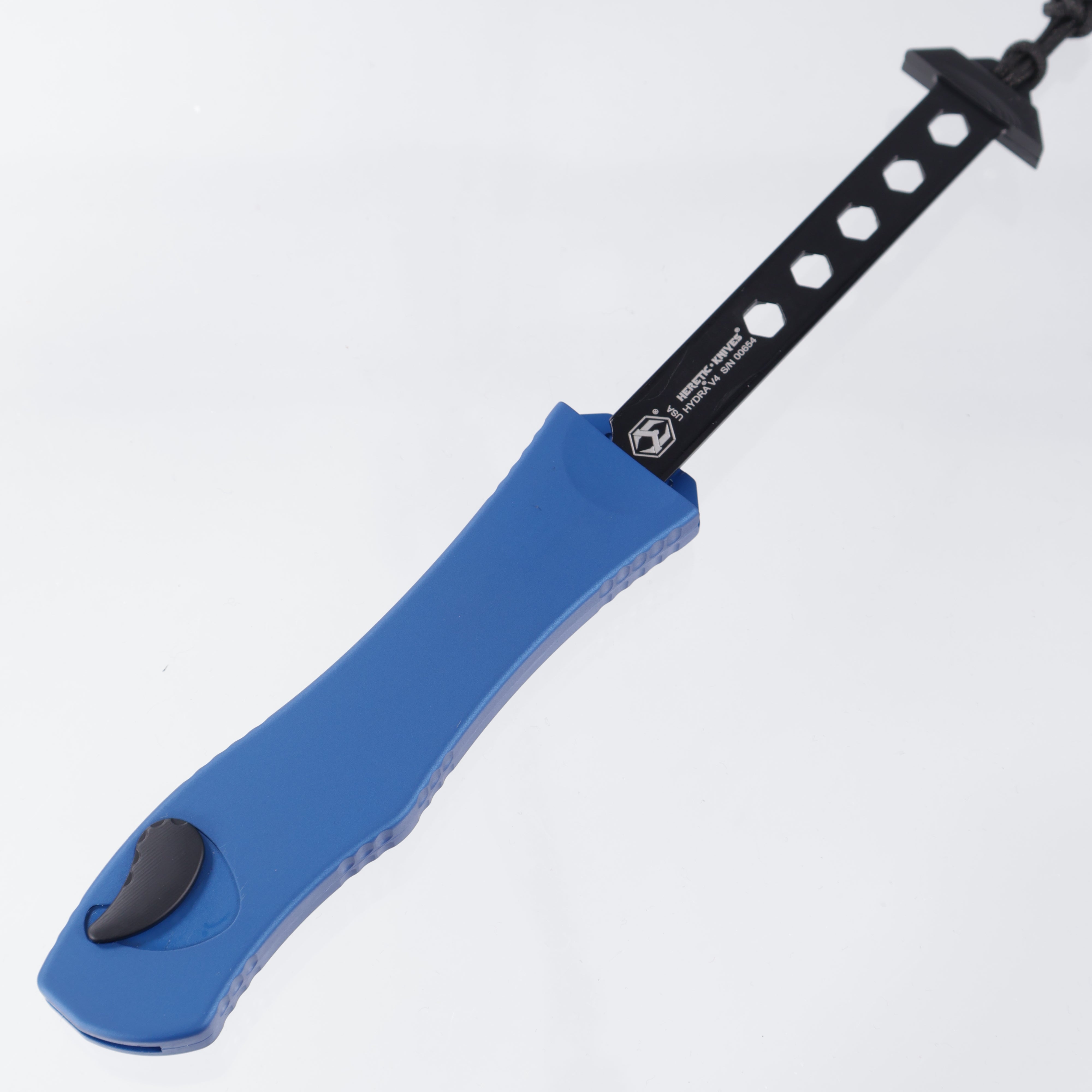 Heretic Hydra V4 - Blue Aluminum - Recurve DLC Magnacut - H408-6A-BLU