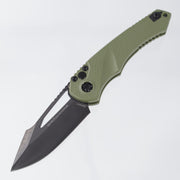 Heretic Mini Pariah Manual Single Edge - OD Green Polymer - DLC Magnacut - H052-6A-GRN