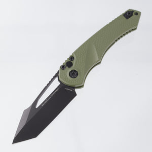 Heretic Mini Pariah Manual Tanto - OD Green Polymer - DLC Magnacut - H053-6A-GRN