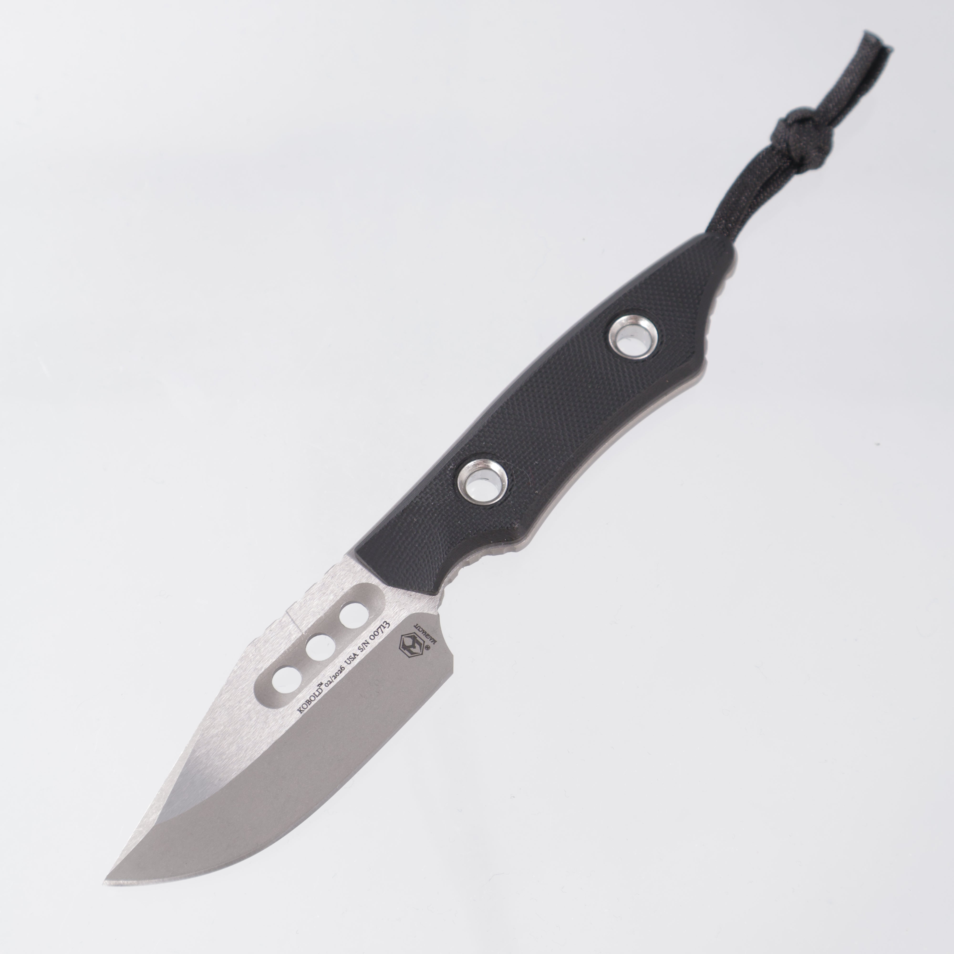 Heretic Kobold - Black G10 - Battleworn Magnacut - H065-5A-BLK-G10